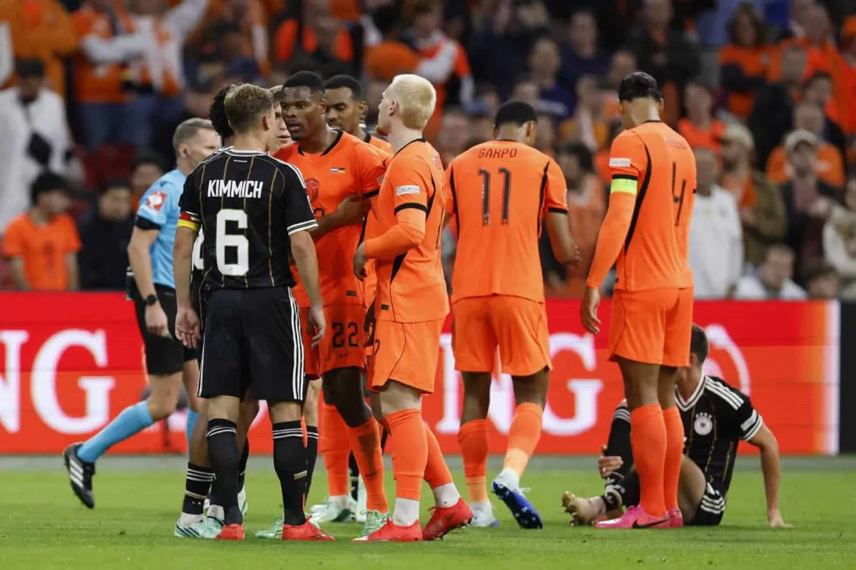 „SCHANDE!“ Holland geht auf Kimmich los – doch Bayerns Kapitän feuert eiskalt zurück